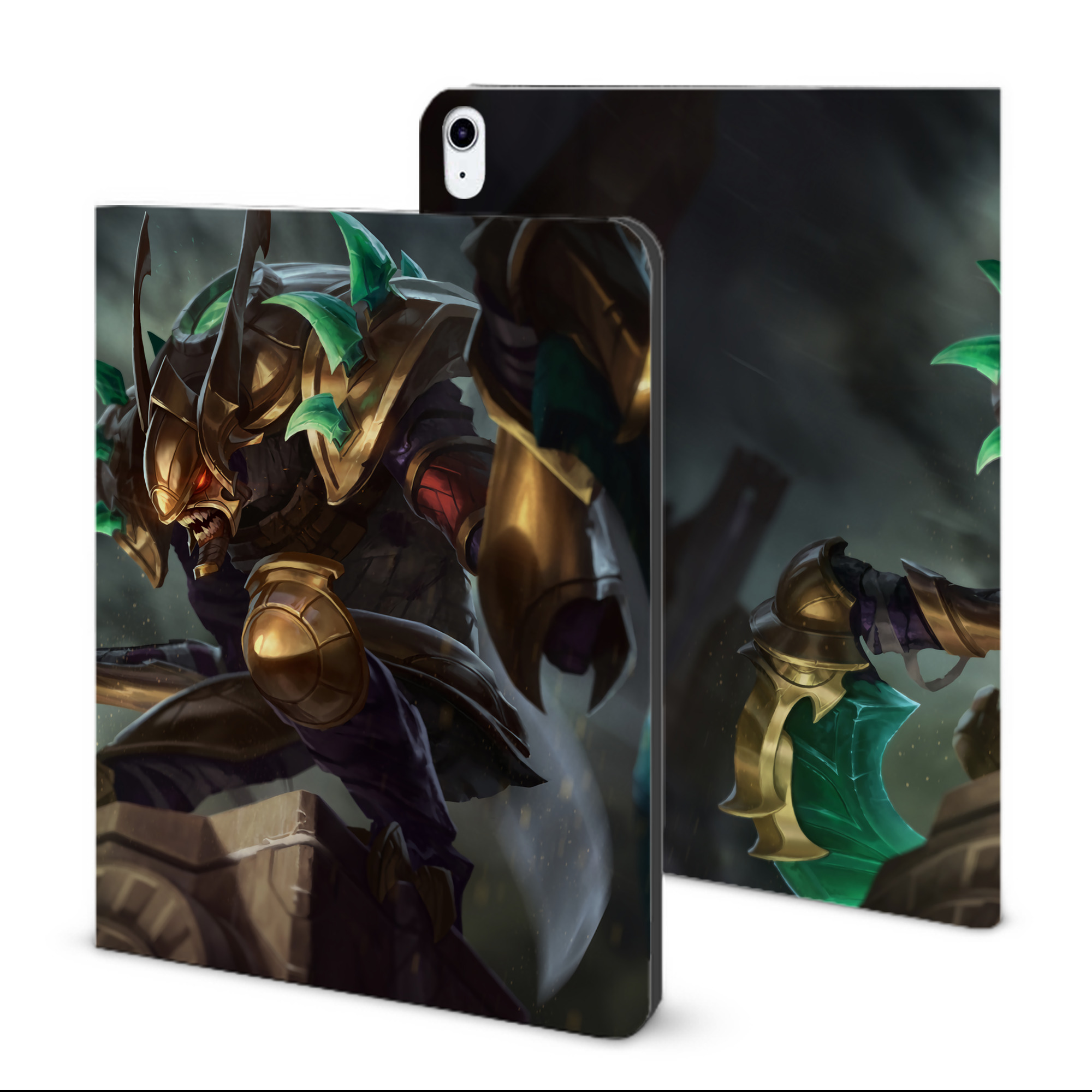（画像用） リーグ・オブ・レジェンド League of Legends LOL IPad ケース ブック型 PUレザー TPU 耐衝撃 軽量 薄型 ペン収納なし 全面保護 IPad 各モデル対応
